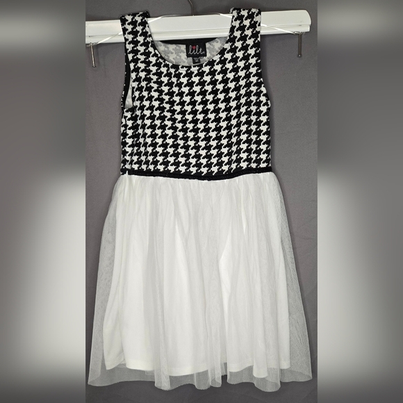 Girls Black And White Size 6X Formal Dress. - Picture 1 of 3